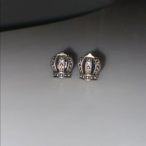 Sterling silver Pandora earrings